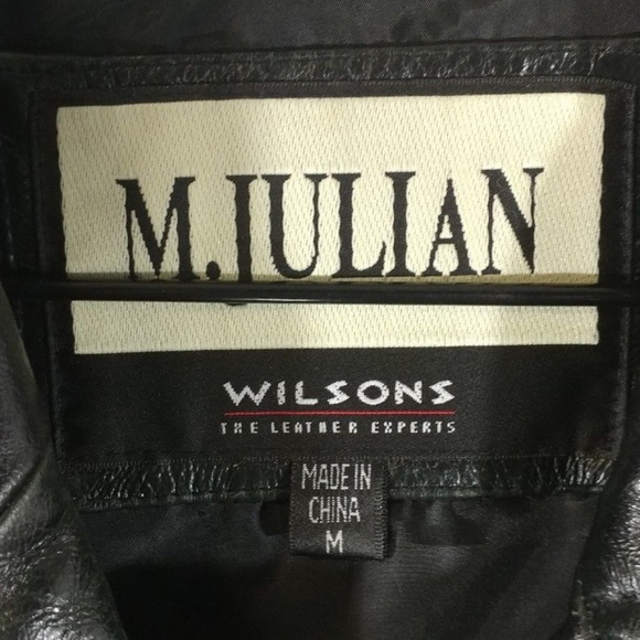 Wilsons Men's M. Julian Leather Jacket Coat Size M - Picture 4 of 8
